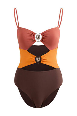 Renk Bloklu Straplez Kapl? Aksesuarl? Regular LYCRA® XTRA LIFE Mayo TBESS26MA00061