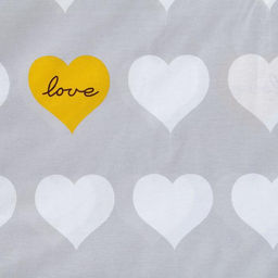 Постельное белье Этель 2 сп Heart 175*215см,200*220см, 70*70см-2 шт  фото 2