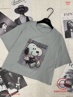 Женская футболка в полоску - Bruno фото 5