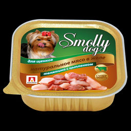 Зоогурман д/соб. Smolly Dog ламис. 100 г. д/ЩЕНКОВ Телятина 1/15 8757