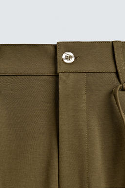 PLEATED DRAWSTRING TROUSERS - Zara фото 9