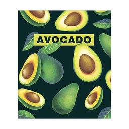 Тетрадь 48 листов в клетку Calligrata Авокадо, обложка мелованный картон, твин-лак + выборочный УФ-лак, блок офсет МИКС  фото 5