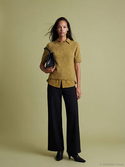 Standart Fit Geni? Pa?a Kad?n Pantolon