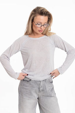 Лонгслив М325165с серый