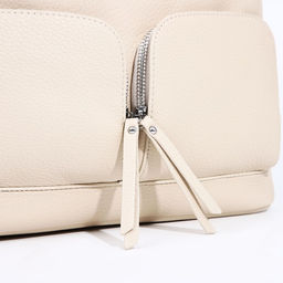 Сумка-тоут на молнии, 3 наружных кармана, цвет бежевый - Simaland фото 4