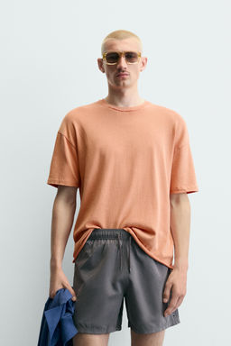 CAMISETA PUNTO ACABADOS IRREGULARES / Mandarina - Zara фото 2