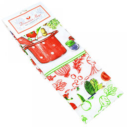 Полотенце вафельное 48х62см "Ассорти", 171г/м2, хлопок 100%, комплект 3шт, "Домашняя мода" (Россия)