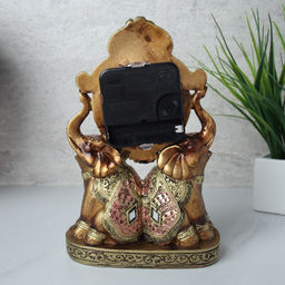 Часы статуэтка Слоны / 7153B /уп 48/ - ГалеонТрейд фото 4