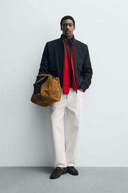 QUILTED JACKET WITH WOOL