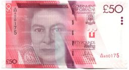 50 фунтов 2019 года Гибралтар