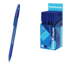 Цена за 50 шт. Ручка шариковая ErichKrause R-301 Stick&Grip Original 1.0, цвет чернил синий (в коробке по 50 шт.)