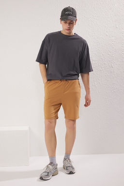TRENDYOL MAN Bej Regular/Normal Kesim Basic Sort&Bermuda TMNSS20SR0068 - Trendyolmilla фото 3