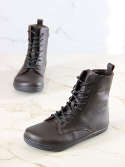 Босоногие ботинки 351.NATAbl.Темно-коричневый оттима/шерсть