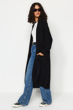 TRENDYOLMILLA Siyah Maxi Basic Triko H?rka TWOAW24HI00096  фото 3