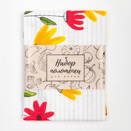 Полотенце кухонное Happiness looks, 35×60 см, набор 2 шт., хлопок 100%