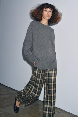 100% WOOL OVERSIZE JUMPER - Zara фото 3