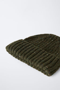 AGES 3-14 / KNITTED POM-POM HAT WITH WOOL - Zara фото 2