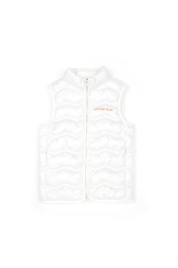 Жилет цвета экрю для девочки Неожиданная скидка в корзине - U.s. polo assn фото 2