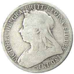 1 флорин (2 шиллинга) 1901 года Великобритания