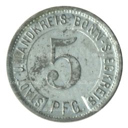 5 пфеннигов 1919 года Германия  Нотгельд (Бонн)