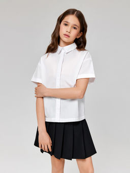 ACOOLA / Блузка детская для девочек Rialto молочный  фото 6