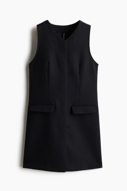 Vestido sin mangas con bolsillo decorativo