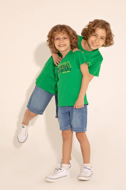 Зеленая базовая футболка для мальчика - U.s. polo assn фото 10