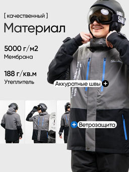 Куртка мужская "Saimaa" серый