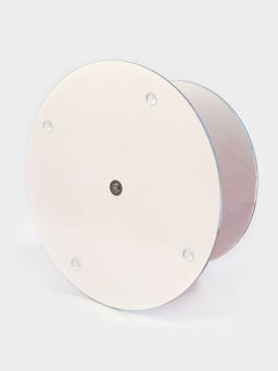 Этажерка-фруктовница круглая Доляна Маффин, 2 яруса, d=25/20 см, стекло фото 4