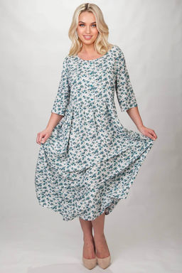 Платье штапель 5994/35/Молочный - Rise фото 3