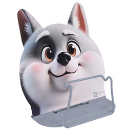 Подставка для книг и учебников Феникс+, арт.72645/ 40 ХАСКИ (18х18,4x15,5 см, черный металл, количес