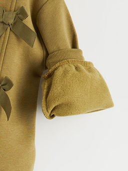 Bisiklet Yaka Fiyonk Detayl? K?z ?ocuk Sweatshirt