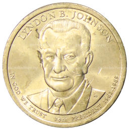 1 доллар 2015 года P Линдон Джонсон 36-й президент США