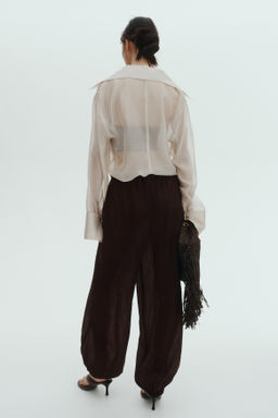 Pantal?n globo con cord?n de ajuste - H&m фото 6