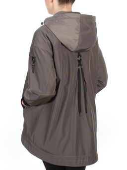 9703 DARK GRAY Куртка демисезонная женская RIKA (100 гр. синтепон) - Fashion фото 4