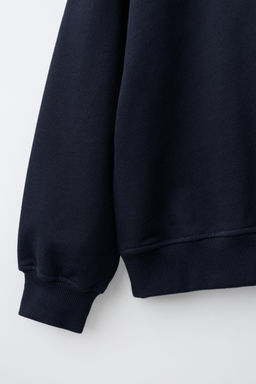 SUDADERA CUELLO DOBLE / Marino oscuro - Zara фото 4