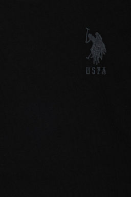 U. S. Polo Assn / Детский черный базовый свитшот с круглым вырезом - U.s. polo assn фото 4