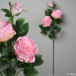 Цветок искусственный Роза пионовидная 72 см / RW-301 /уп 24/144/