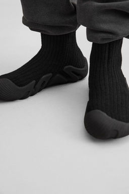 KNITTED HIGH-TOP TRAINERS - Zara фото 4