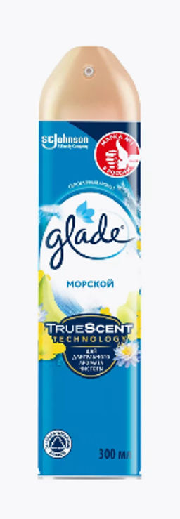 ГЛЕЙД освежитель-аэрозоль 300мл Морской
