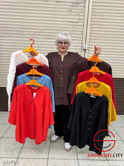 Рубашка женская однотонная