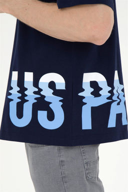 Мужская темно-синяя футболка - U.s. polo assn фото 7