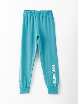 Bisiklet Yaka Harry Potter Bask?l? Uzun Kollu Erkek ?ocuk Pijama Tak?m? - Waikiki фото 3