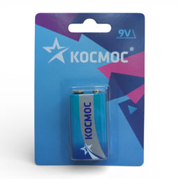 Элемент питания "Космос" солевой 6F22 9V (крона) блистер 1шт.
