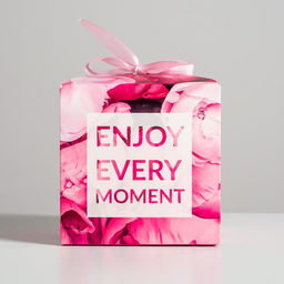 Коробка складная Enjoy every moment, 12 12 12 см - Дарите счастье фото 2