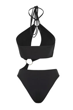 TRENDYOLMILLA Leopar Desenli Halter Yaka Aksesuarl? High Leg Brazilian Mayokini TBESS23MA00068 фото 7