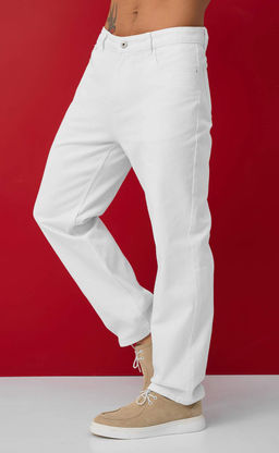 Джинсы P511-0166C white - Primm фото 4