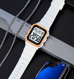 Часы наручные Skmei мужские электронные спортивные 2437white