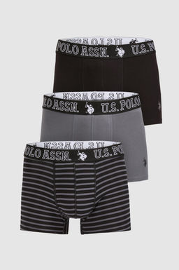 Erkek Siyah 3l_ Boxer Tak_m_