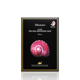 JMsolution Active Pink Snail Brightening Mask Prime, 30ml*1ea - Тканевая маска с муцином улитки 30мл*1шт